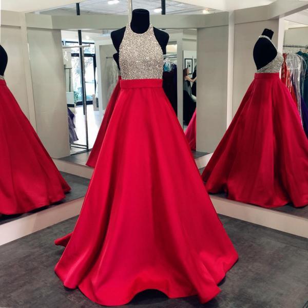 red black combination gown